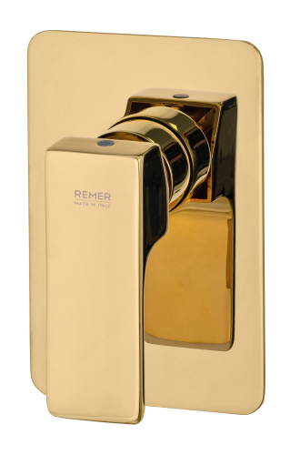 Смеситель для душа Remer Absolute AU30DO встраиваемый в стену золото глянцевое