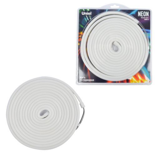 Светодиодная лента Uniel ULS-N03-2835-100LED/m-8mm-IP67-DC12V-11W/m-5M-4000K блистер
