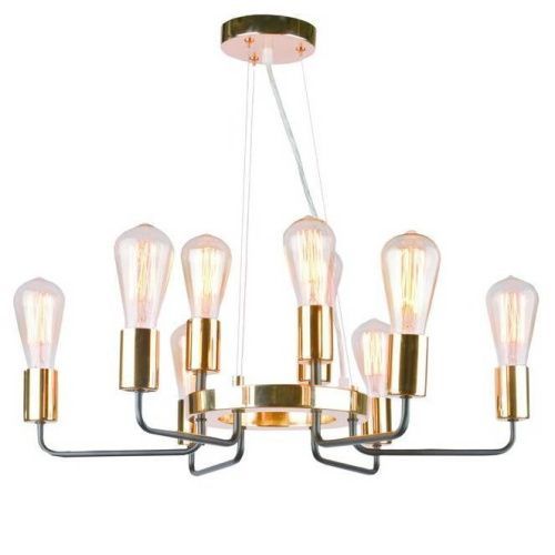 Люстра подвесная Arte Lamp Gelo (Гело) A6001LM-9BK