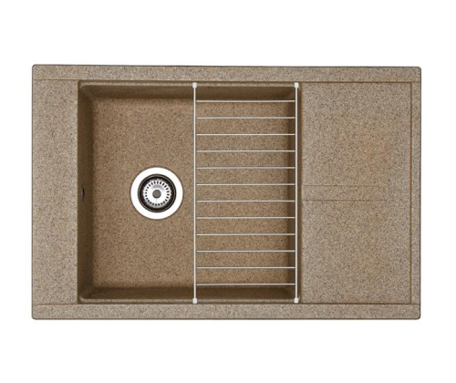 Мойка кухонная Aquaton Делия 1A715132DE270 78х51 цвет терракотовый