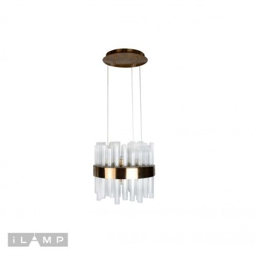 Люстра подвесная iLamp Art (Арт) 6120-400 GD