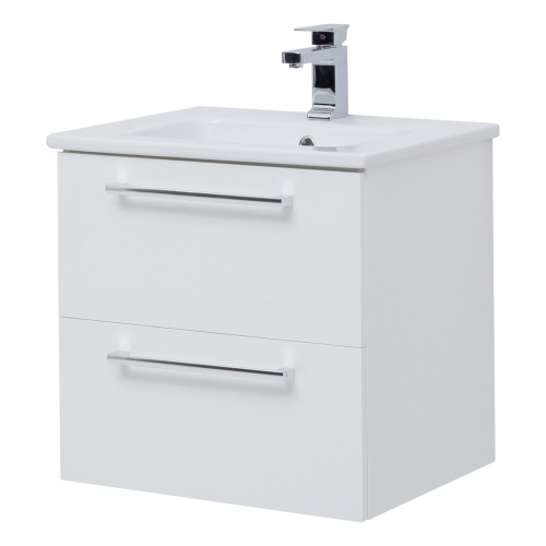 Тумба под раковину Dreja Gio 77.0101W 58х55х46 подвесная цвет белый