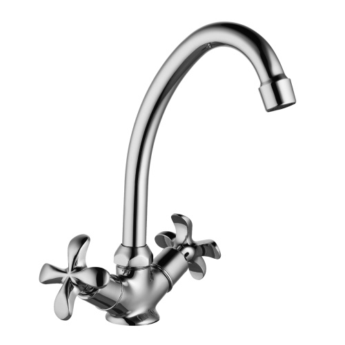 Смеситель для кухни LeMark Flora LM0104C на мойку/столешницу хром без термостата
