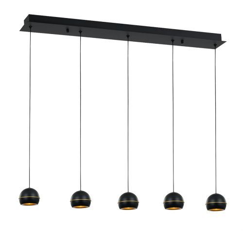 Люстра потолочная Delight Collection MD21001034-5B black/gold