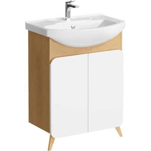 Тумба под раковину Aqwella Basic BAS0106DZ 59,8x33,2x81,5 напольная