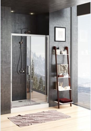 Душевая дверь Aquanet Delta NPE6121 120х200 стекло прозрачное профиль хром глянцевый