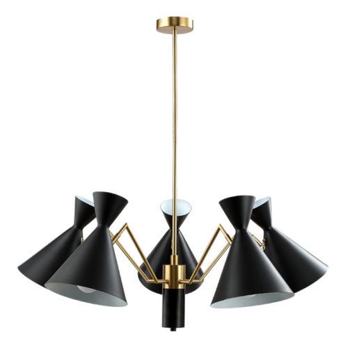 Люстра подвесная Crystal Lux Joven (Джовен) Joven SP5 Gold/Black