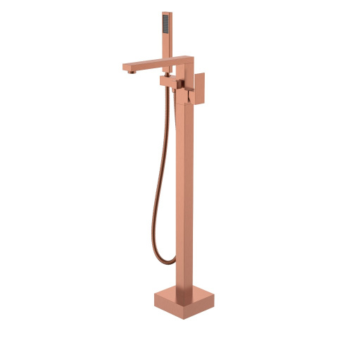 Смеситель Boheme Qubic 479-CB напольный медь