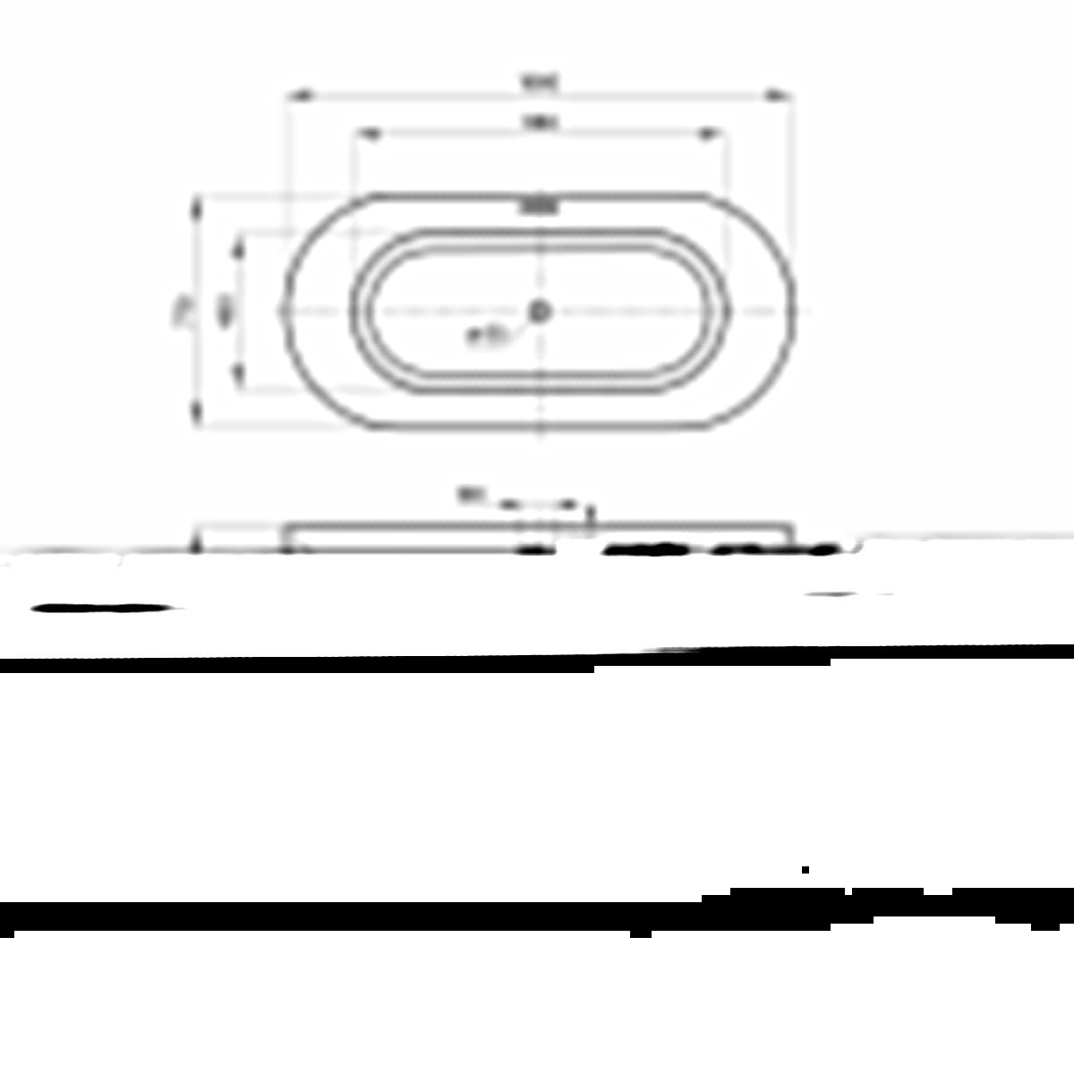 Ванна акриловая Wellsee Croquis 230302000 170х75 отдельностоящая асимметричная с ножками