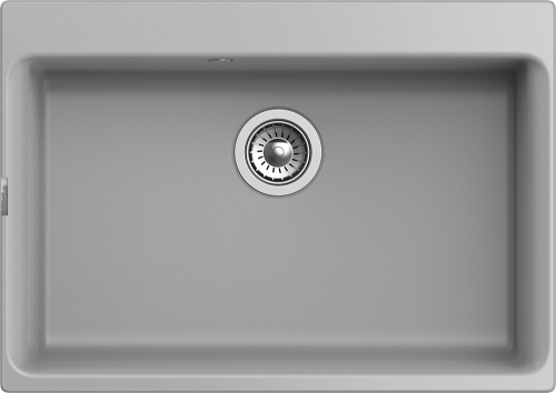 Кухонная мойка Rivelato AXEL Х-70 grigio metallizzato 73х52 цвет серый металлик