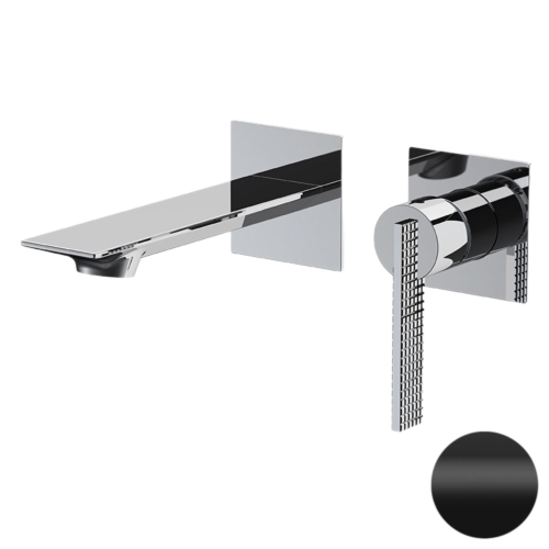 Смеситель для раковины Daniel Club ANC632P15 встраиваемый в стену черный