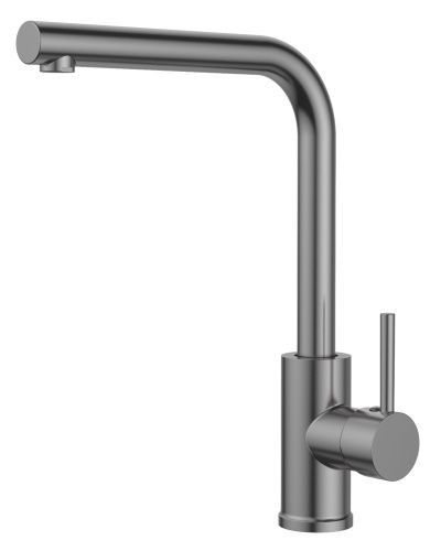 Смеситель для кухни Voda K18GM на мойку вороненая сталь