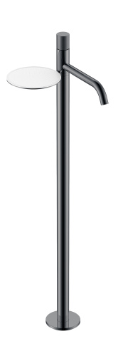 Смеситель Boheme Stick 120-SGM.4 напольный графит глянцевый