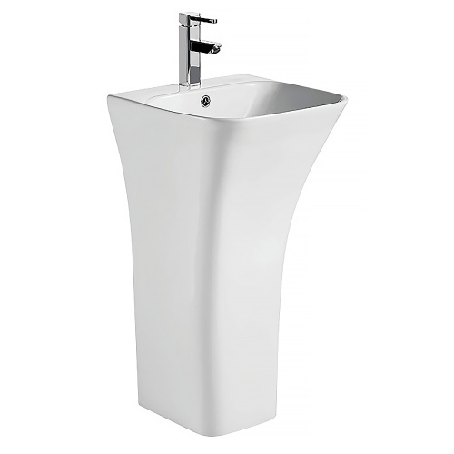 Раковина Azario FRETTA SQUARE 45 см AZ-315 напольная цвет белый