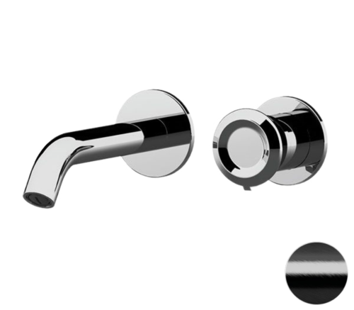 Смеситель для раковины Remer Element ET15PCFP встраиваемый в стену черный