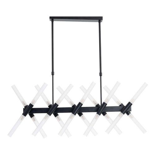 Люстра подвесная Lumina Deco Alford (Алфорд) LDP 6036-20 BK
