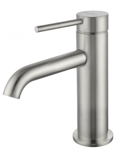 Смеситель Wonzon & Woghand STICK WW-88139017-BN на раковину/столешницу никель