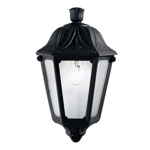 Уличный настенный светильник Ideal lux Anna Nero (Анна Неро) Anna AP1 Small Nero