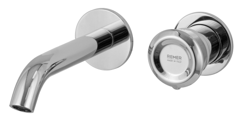 Смеситель для раковины Remer Element ET15P встраиваемый в стену хром