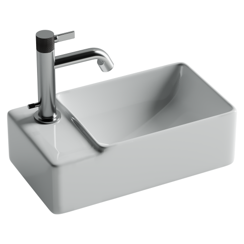 Раковина Ceramica Nova ELEMENT 40 см CN5046 подвесная цвет белый