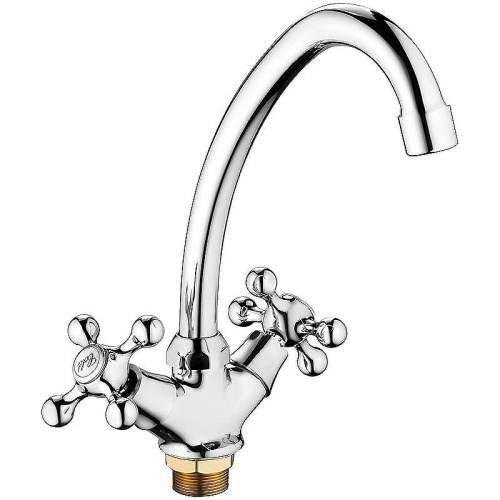 Смеситель для кухни Haiba HB4908 на мойку хром