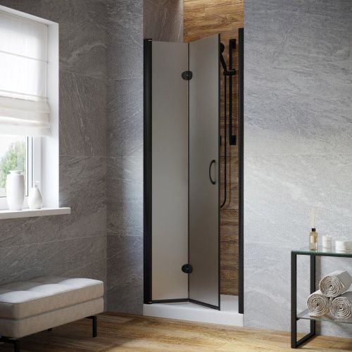 Душевая дверь Vegas-Glass GPS LUX GPS LUX 90 02М 10 L 90х200 стекло матовое профиль черный