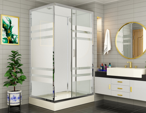 Душевая кабина Esbano ECONOM ESKE129CKR 120х90 прямоугольная с крышей ориентация универсальная Душевая кабина Esbano ECONOM ESKE129CKR 120х90 прямоугольная с крышей ориентация универсальная