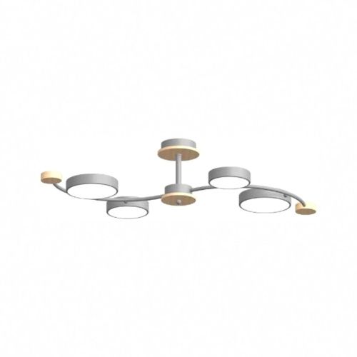 Люстра на штанге LED4U L3206-800 GR