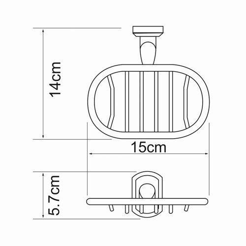 Мыльница WasserKRAFT 3069 - фото 4
