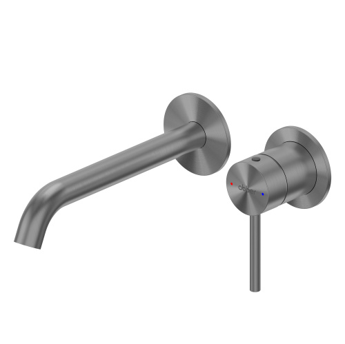 Смеситель Abber Wasser Kreis 316 AF8112BGG-M встраиваемый в стену оружейная сталь брашированная