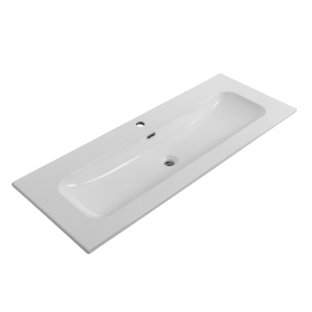 Раковина Cezares ECO 121 см CZR-8073-120 подвесная цвет белый глянцевый
