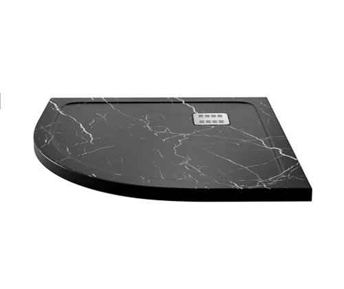 Душевой поддон WasserKRAFT Neime 19T 19T01 90x90 искусственный камень черный