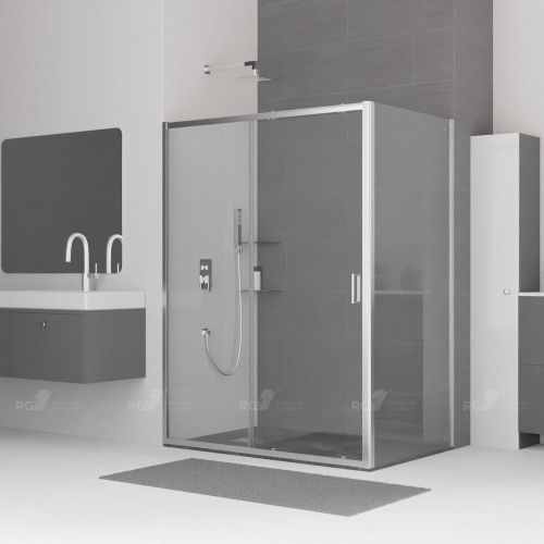 Душевой уголок RGW Classic 32094804-011 140х100 стекло прозрачное профиль хром без поддона