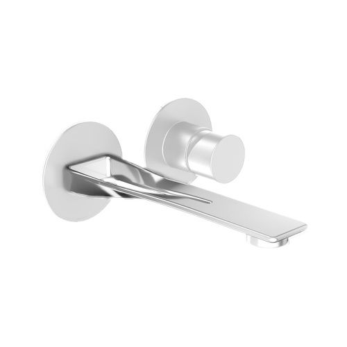 Смеситель для раковины Webert One-B NB830606741 настенный белый/сталь