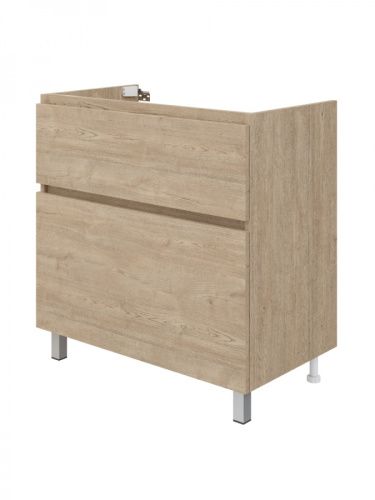 Тумба под раковину Teymi Laina T60825 80х46х50 напольная цвет дуб светлый