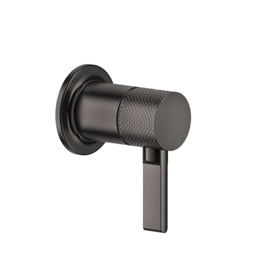 Смеситель для душа Gessi Inciso 58109#707 встраиваемый в стену черный (внешняя часть)