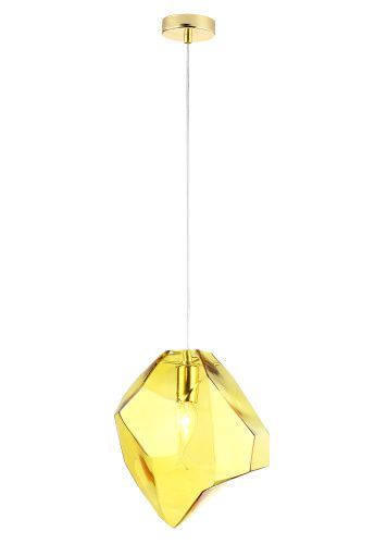 Светильник подвесной Crystal Lux Nuestro (Нуестро) NUESTRO SP1 GOLD/AMBER