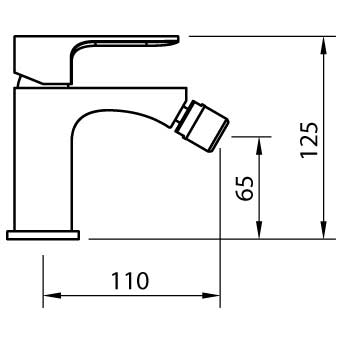 Смеситель Clever Saona Slim 60121 на биде хром - фото 2 Смеситель Clever Saona Slim 60121 на биде хром - фото 2