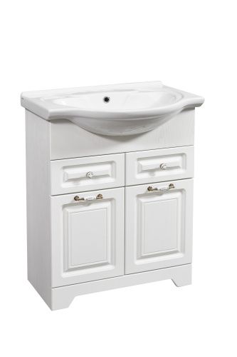 Тумба под раковину Stella Polar Кармела ольха SP-00000173 62х32х82 цвет белый