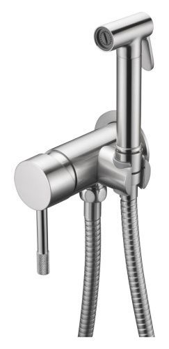 Гигиенический душ со смесителем Boheme Uno 467-NB никель