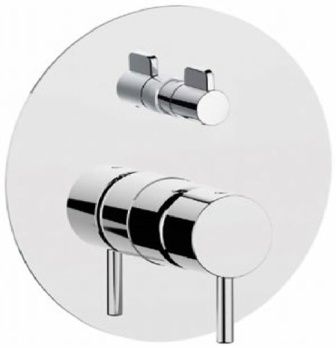 Смеситель Cisal Less New LN0023002W настенный золото брашированное/шлифованное