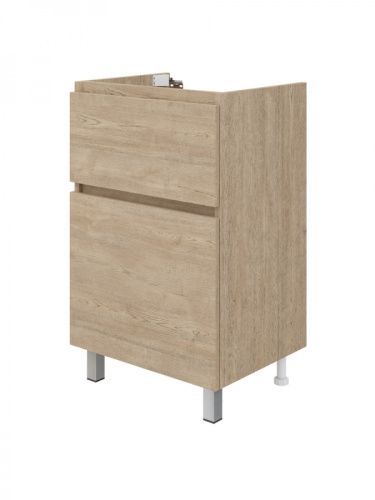 Тумба под раковину Teymi Laina T60821 50х46х50 напольная цвет дуб светлый