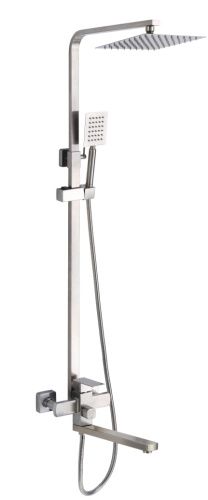 Душевая стойка Fmark FS8145-35 настенная цвет сатин