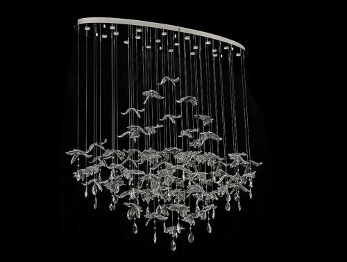 Люстра подвесная Newport 8200 8220/140 С oval chrome