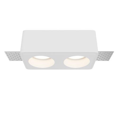 Светильник встраиваемый Maytoni Technical Gyps Modern DL123-GU10-02-W