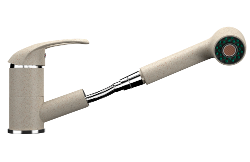 Смеситель для кухни Ulgran Classic U-002-328 на раковину бежевый без термостата