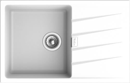 Кухонная мойка Rivelato RAUM RM-78 brina 78х50 цвет белый