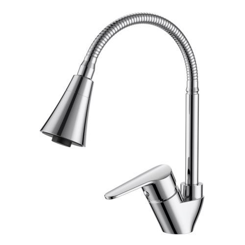 Смеситель для кухни Voda Breeze BZ519flex на мойку хром