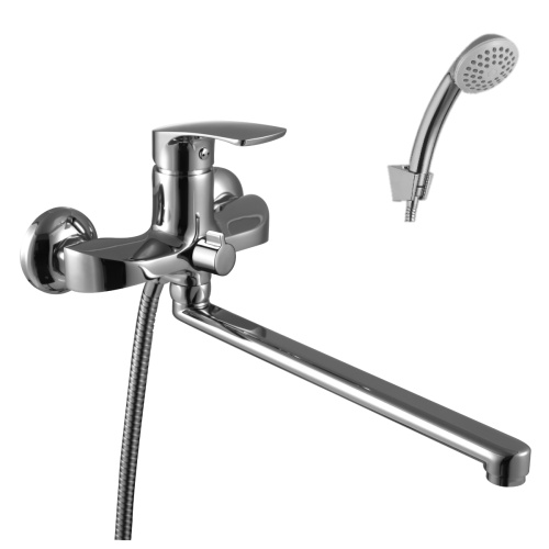 Смеситель для ванны LeMark Plus Shape LM1751C настенный хром