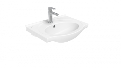 Раковина Creavit ETOL 55 см ET155-00CB00E-0000 накладная цвет белый
